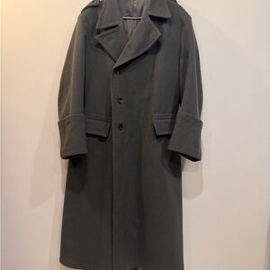 Men's Classic Dark Gray Trench Coat